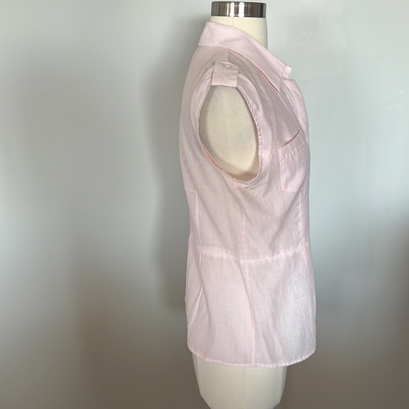 Theory Sleeveless Button-down Top - Picture 4 of 8